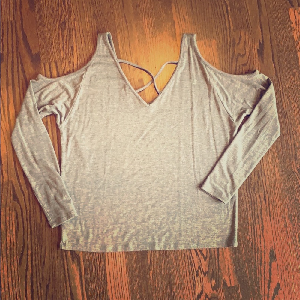 Express One Eleven Cold Shoulder Tee